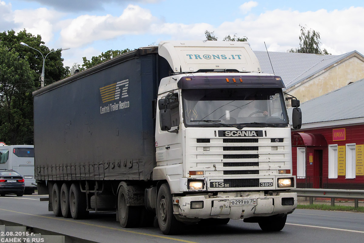 Вологодская область, № В 299 ВВ 35 — Scania (III) R113M