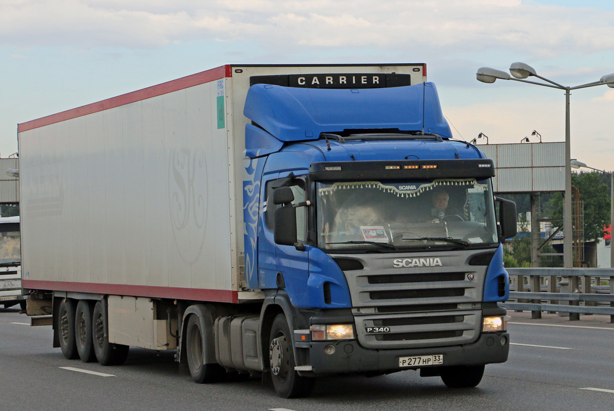 Владимирская область, № Р 277 НР 33 — Scania ('2004) P340