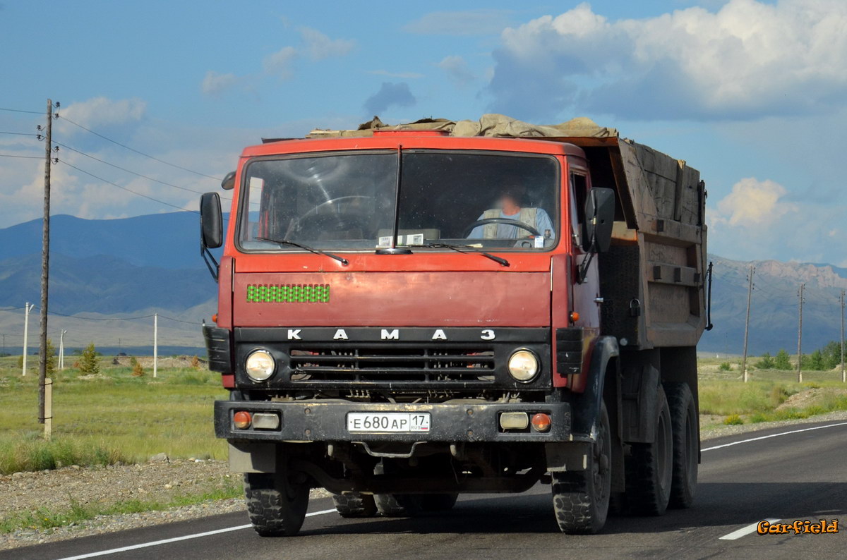 Тува, № Е 680 АР 17 — КамАЗ-55111 (общая модель)