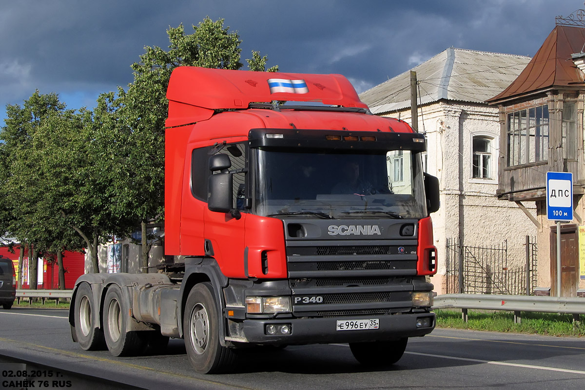 Вологодская область, № Е 996 ЕУ 35 — Scania ('1996) P340