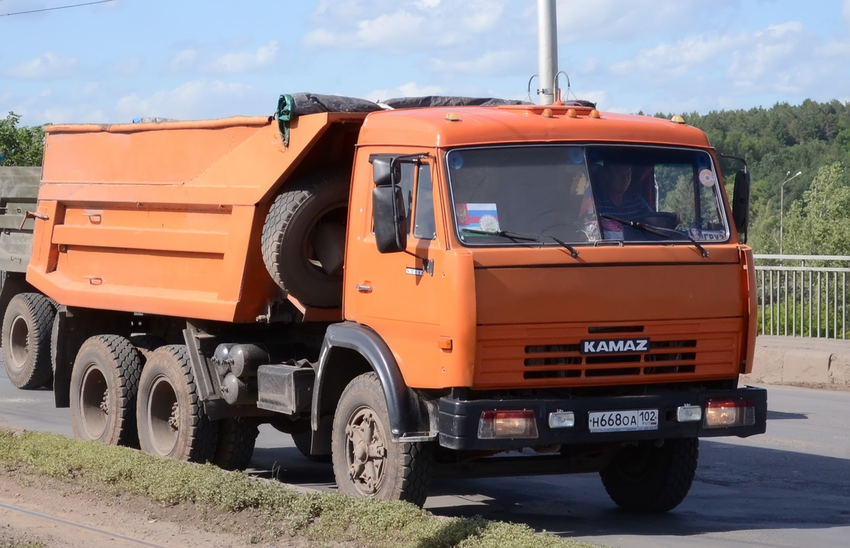 Башкортостан, № Н 668 ОА 102 — КамАЗ-55111 (общая модель)