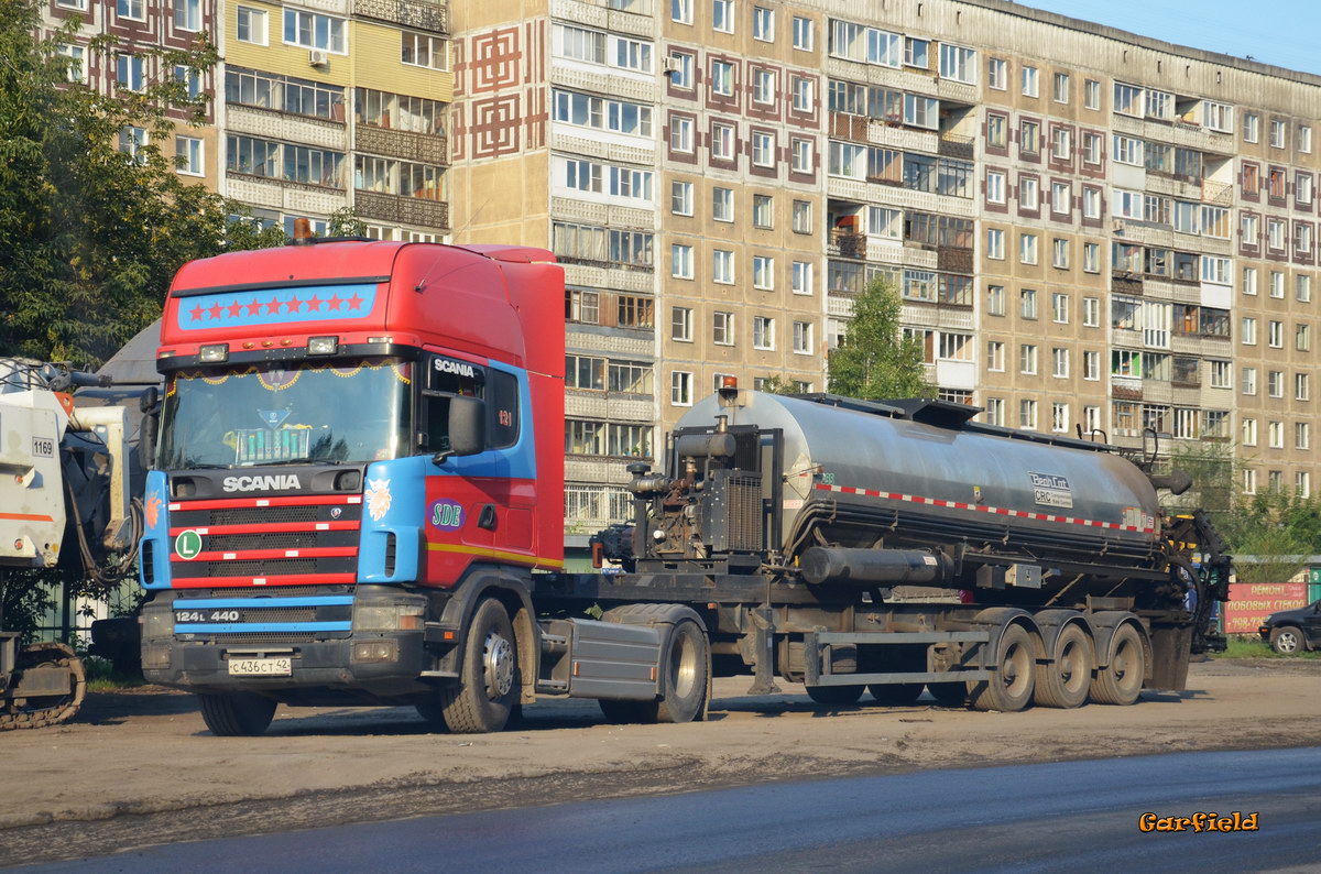 Кемеровская область, № 121 — Scania ('1996) R124L