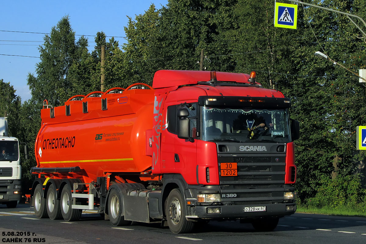Смоленская область, № О 328 НК 67 — Scania ('1996) R380