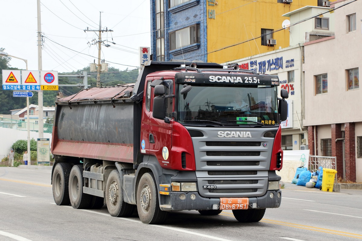 Южная Корея, № 강원 06 노 6751 — Scania ('2004) R480