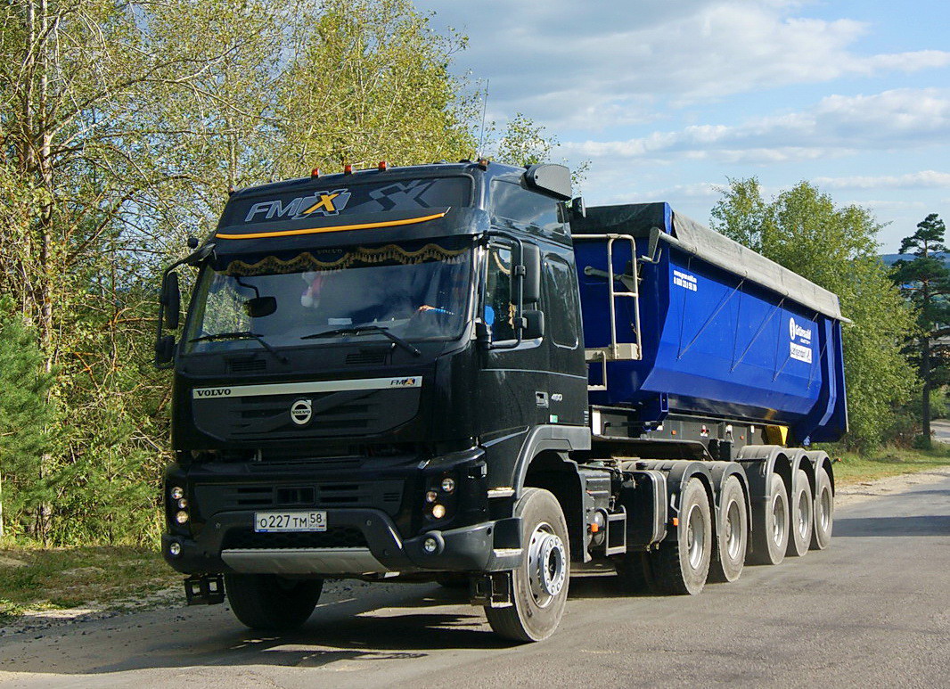 Пензенская область, № О 227 ТМ 58 — Volvo ('2010) FMX.460 [X9P]