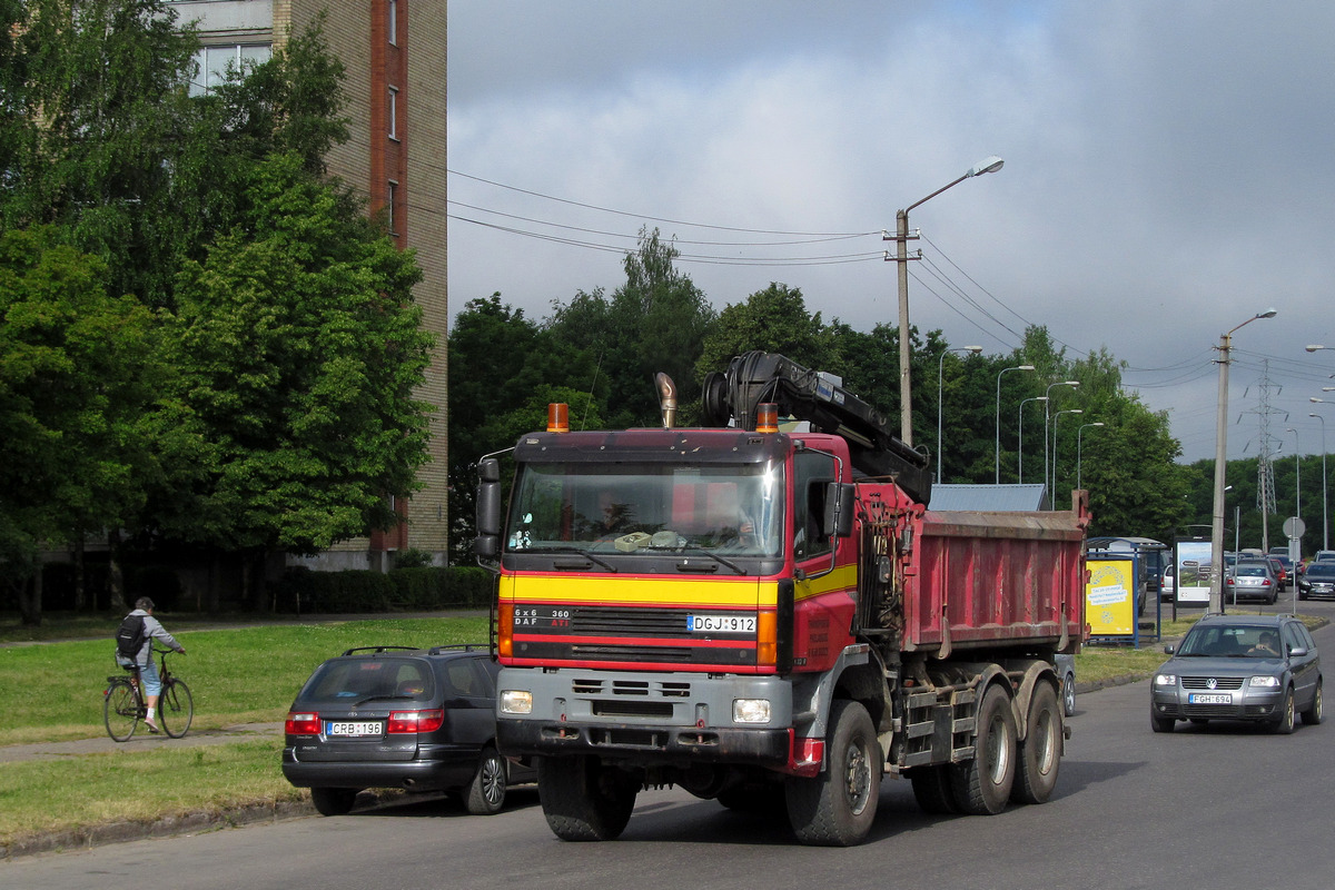 Литва, № DGJ 912 — GINAF (общая модель)