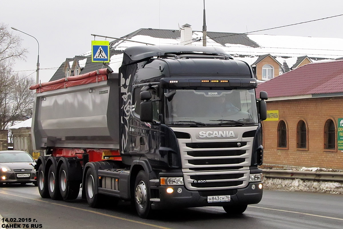 Ярославская область, № Н 843 СН 76 — Scania ('2009) G400