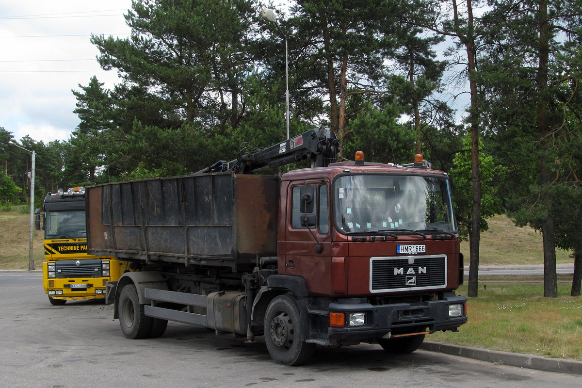 Литва, № HMR 666 — MAN F90 (общая модель)
