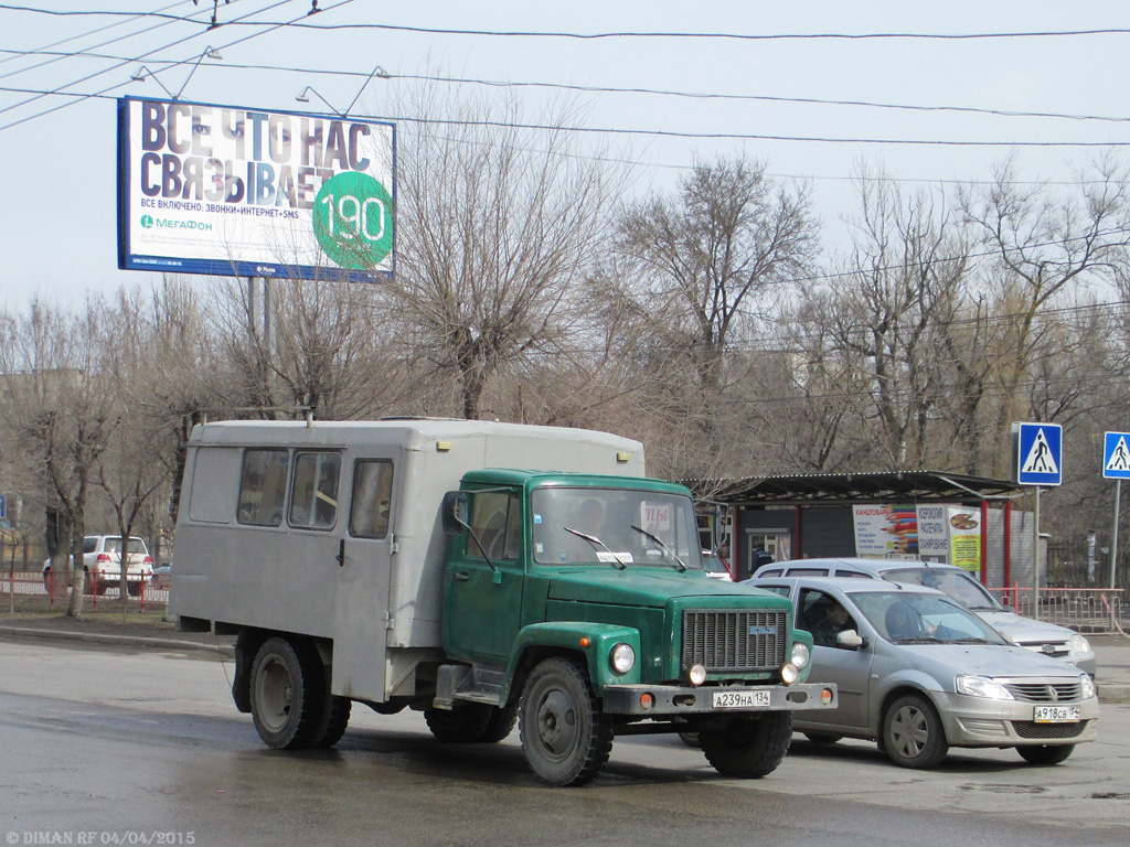Волгоградская область, № А 239 НА 134 — ГАЗ-3307