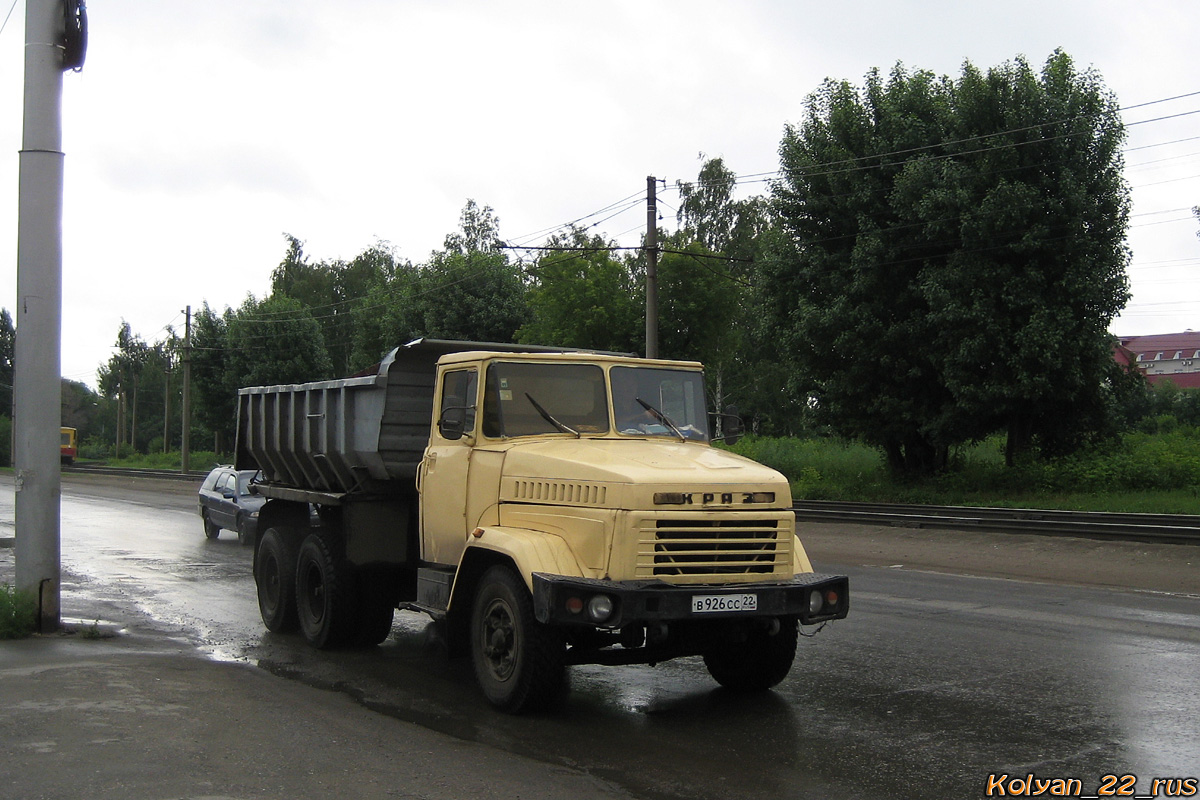 Алтайский край, № В 926 СС 22 — КрАЗ-6510