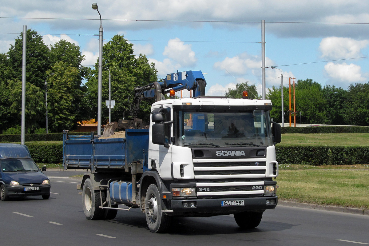 Литва, № GAT 581 — Scania ('1996) P94G