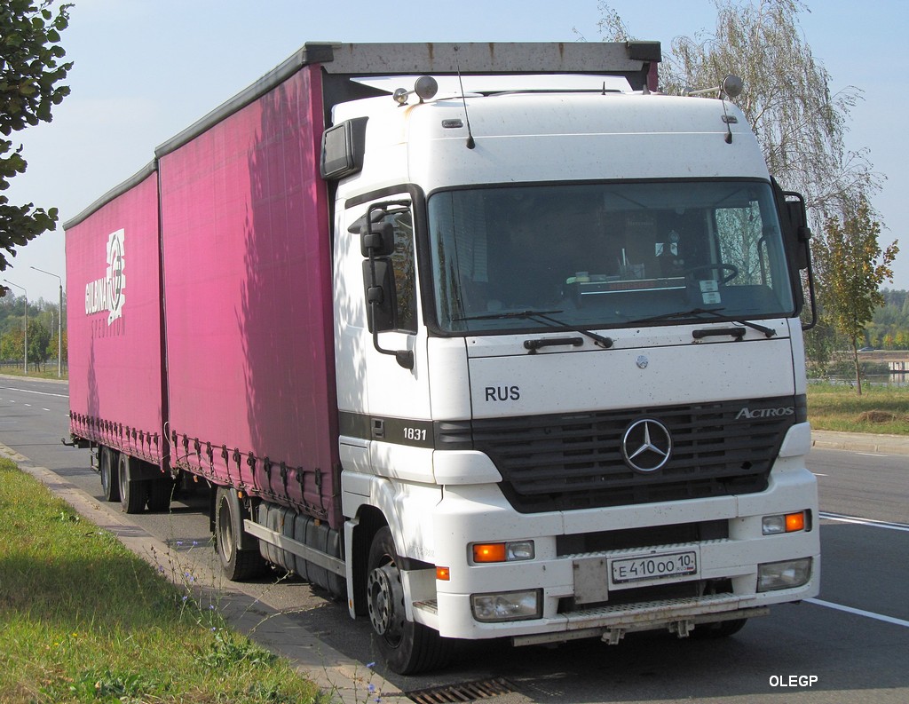 Карелия, № Е 410 ОО 10 — Mercedes-Benz Actros ('1997) 1831