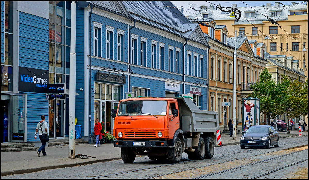 Латвия, № ET-7147 — КамАЗ-5511