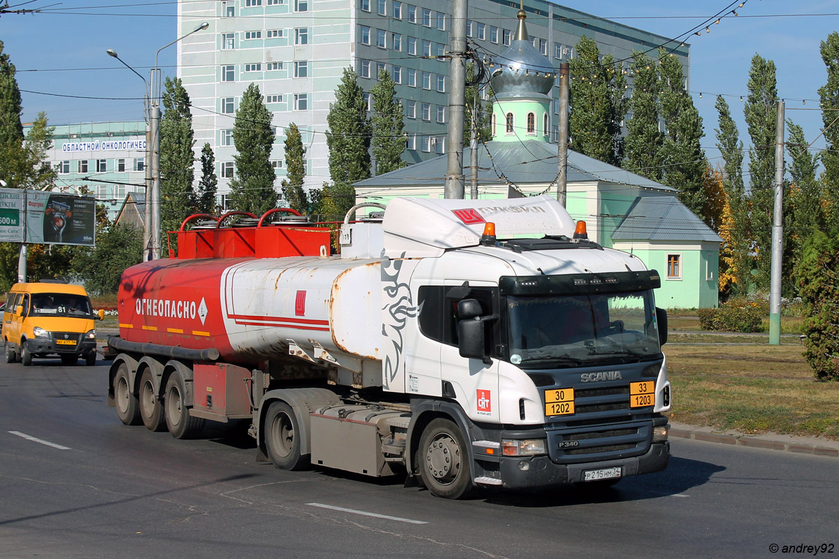 Волгоградская область, № Р 215 НМ 34 — Scania ('2004) P340