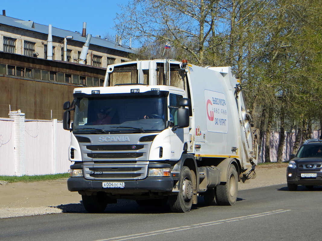 Кировская область, № А 004 ОС 43 — Scania ('2011) P250