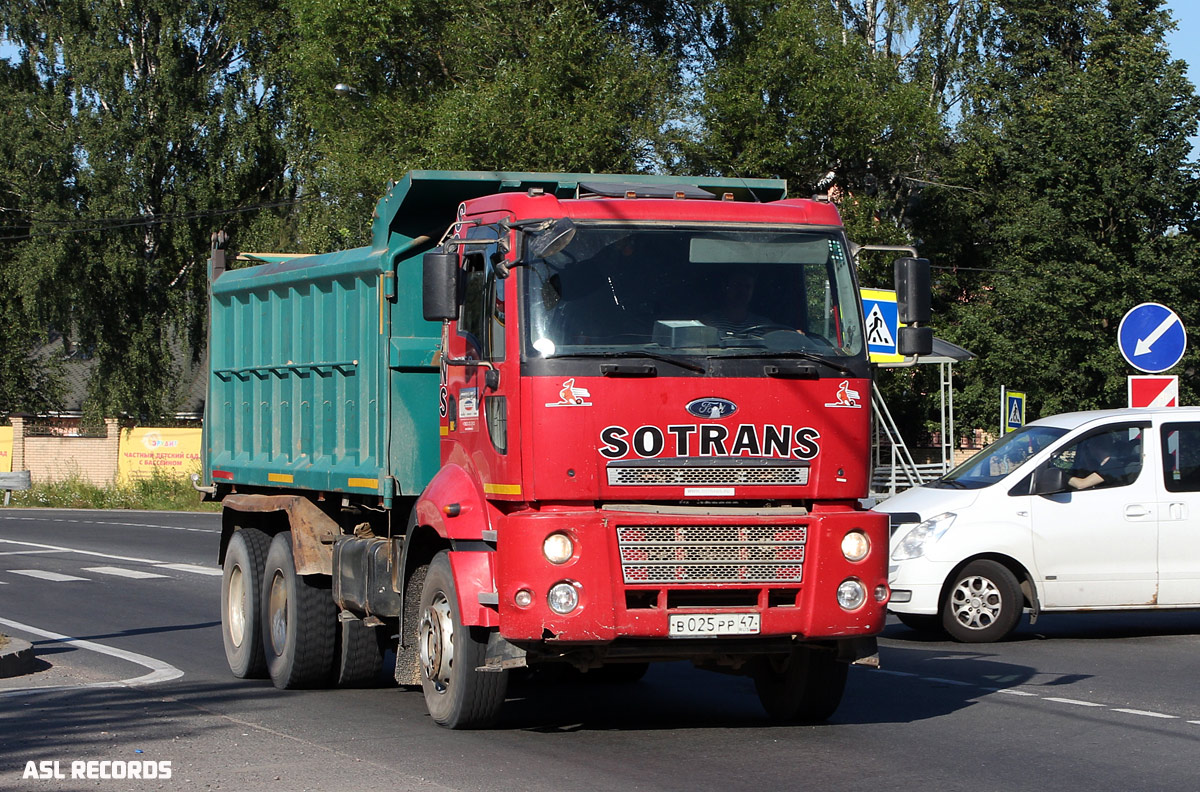 Ленинградская область, № В 025 РР 47 — Ford Cargo ('2007) 3535