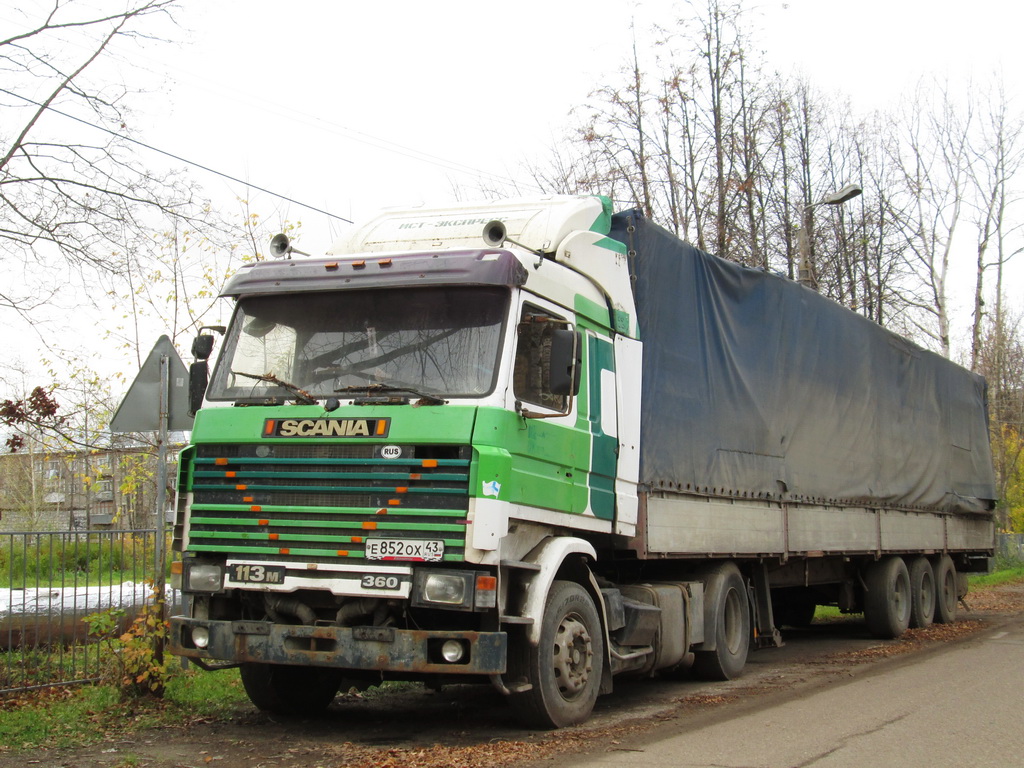 Кировская область, № Е 852 ОХ 43 — Scania (II) R113M