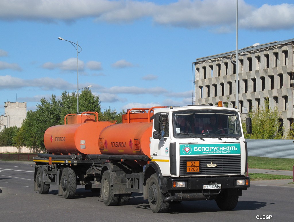 Гродненская область, № АЕ 1336-4 — МАЗ-5337 (общая модель)