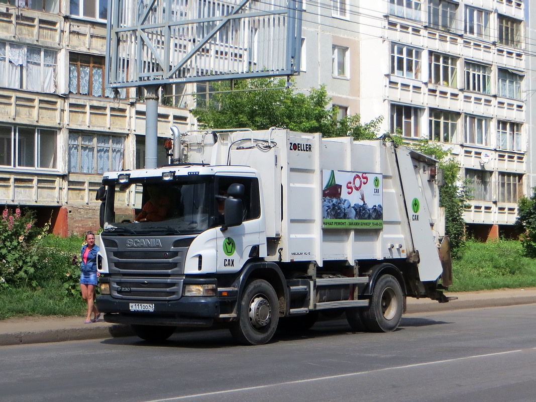 Кировская область, № К 111 ОО 43 — Scania ('2011) P230