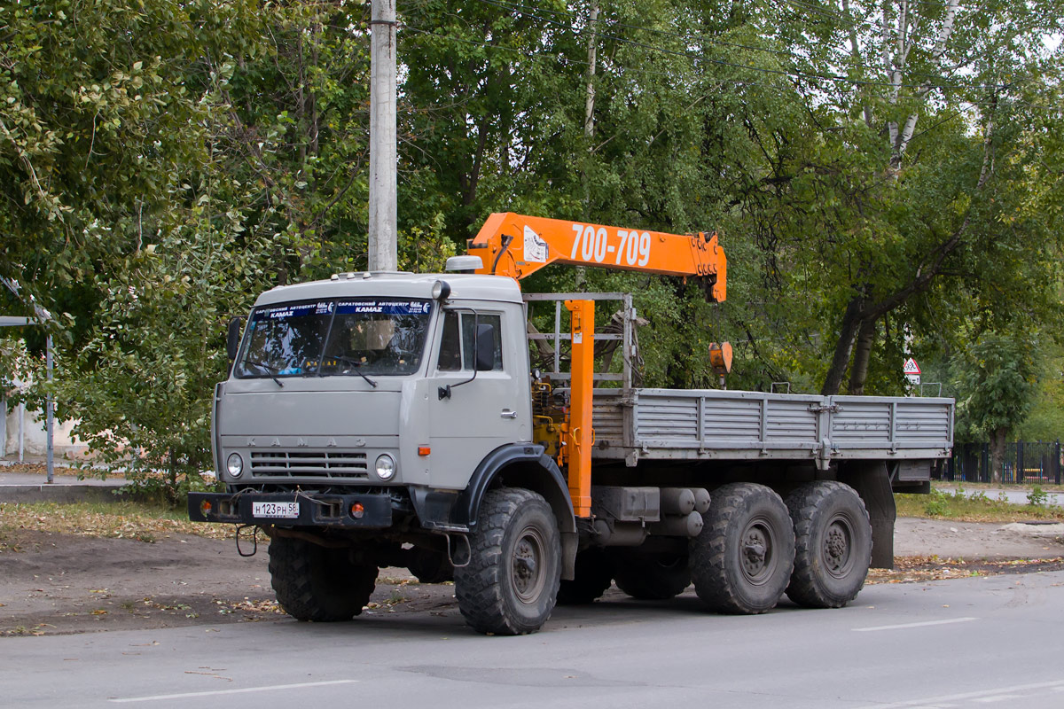 Пензенская область, № Н 123 РН 58 — КамАЗ-43101