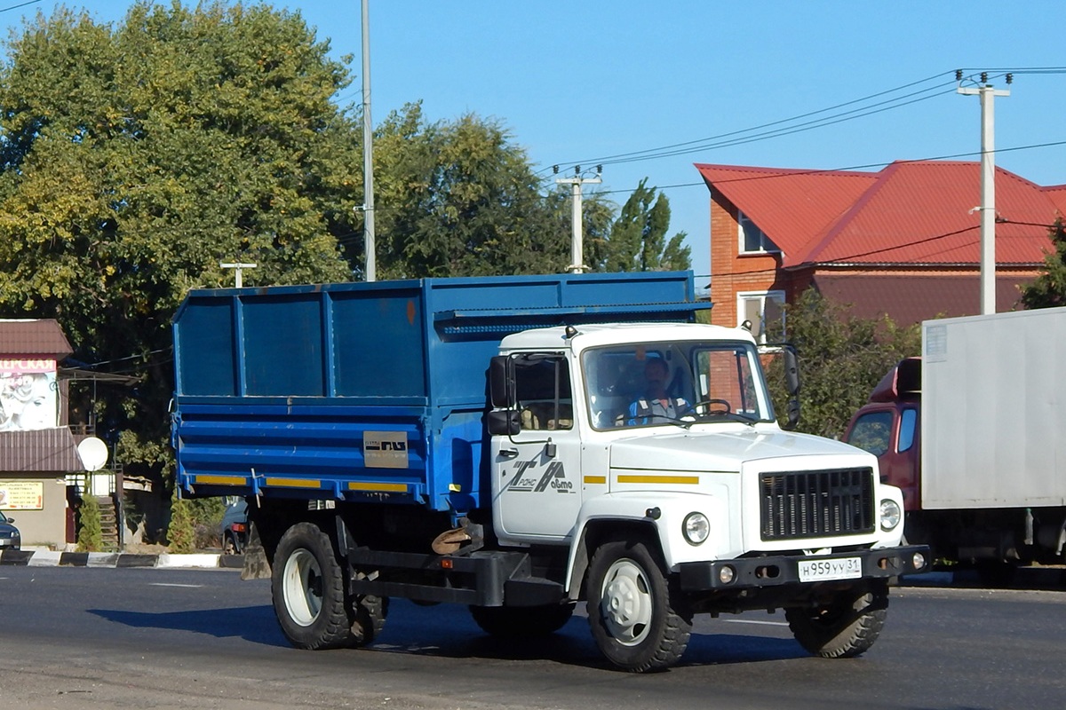 Белгородская область, № Н 959 УУ 31 — ГАЗ-3309