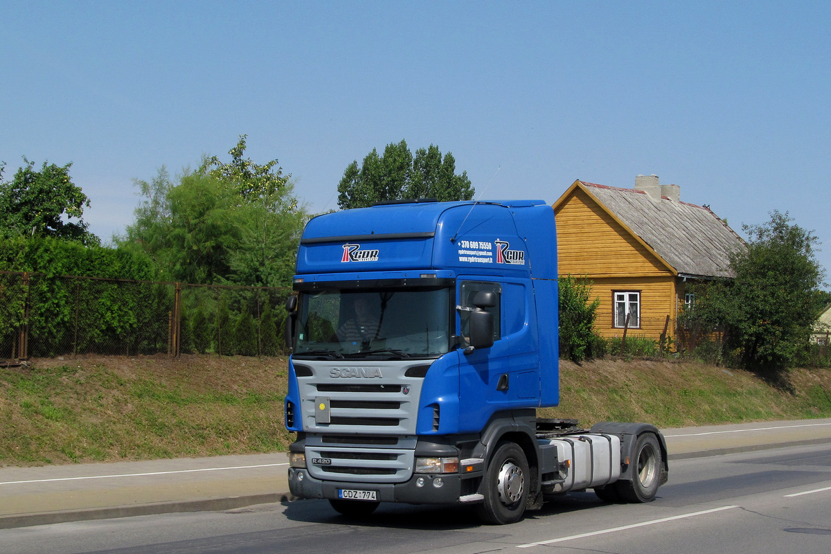 Литва, № CDZ 774 — Scania ('2004) R420