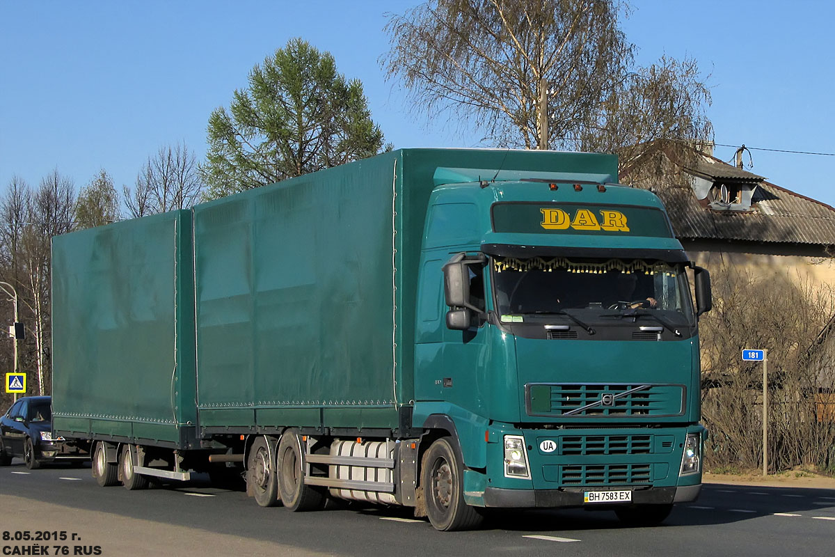 Одесская область, № ВН 7583 ЕХ — Volvo ('2002) FH12.460