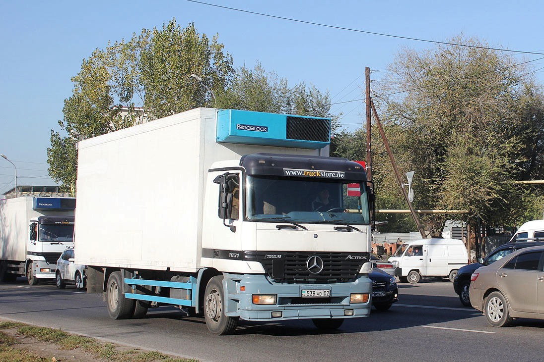 Алматы, № 538 AD 02 — Mercedes-Benz Actros ('1997) 1831
