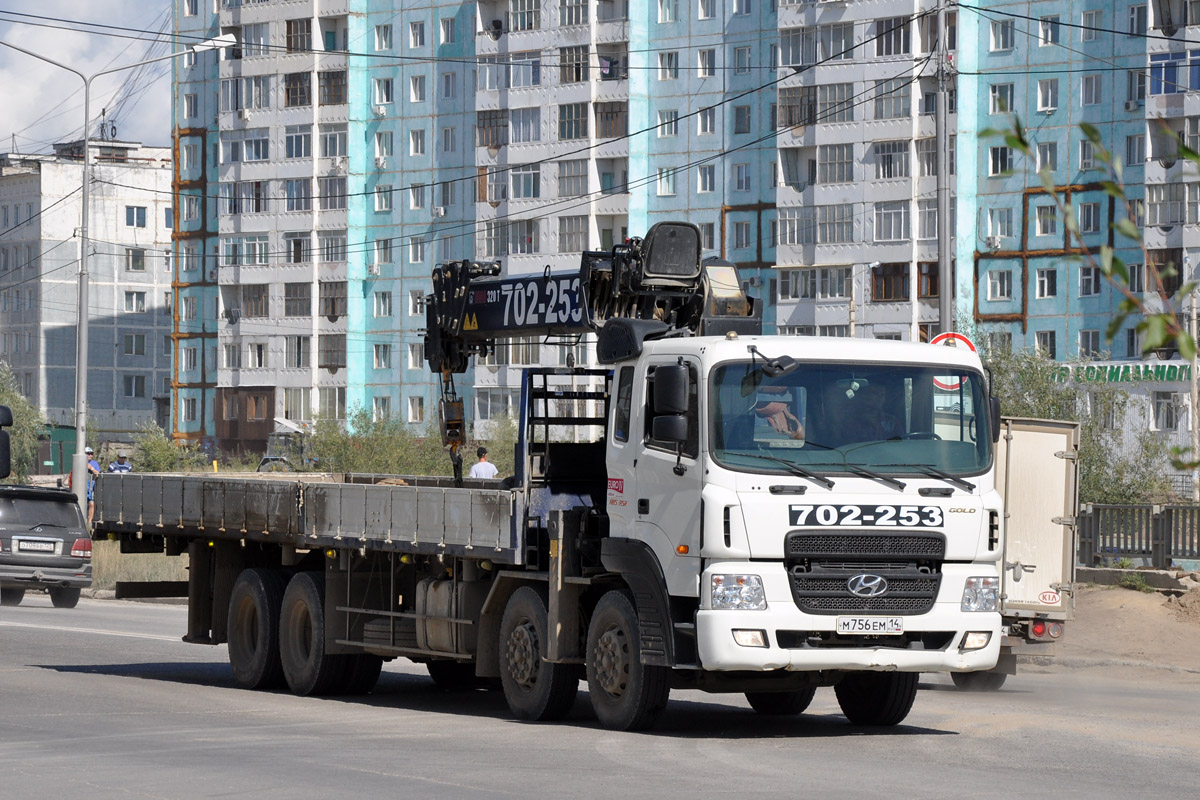 Саха (Якутия), № М 756 ЕМ 14 — Hyundai Power Truck HD320