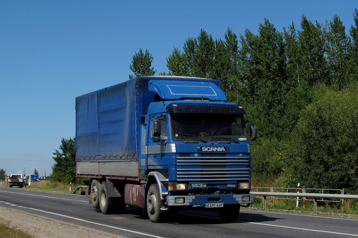 Литва, № ZAH 449 — Scania (II) R143M