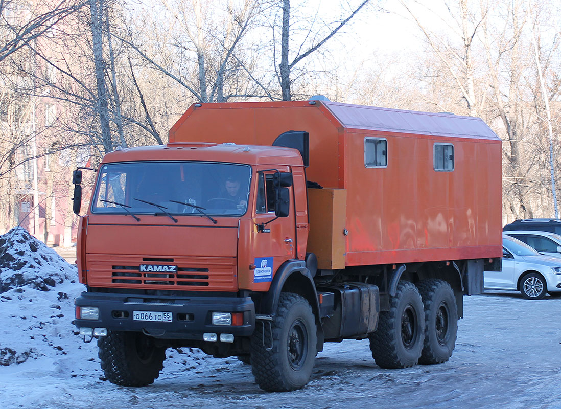 Омская область, № О 066 ТО 55 — КамАЗ-43118 (общая модель)