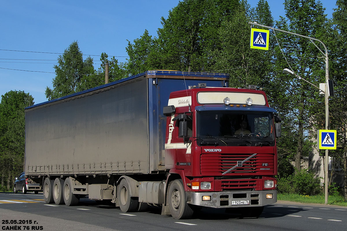 Ярославская область, № Т 923 МЕ 76 — Volvo ('1987) F12