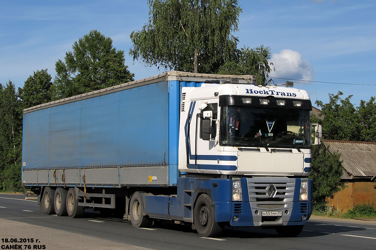 Калининградская область, № Н 551 ММ 39 — Renault Magnum ('1997) Integral