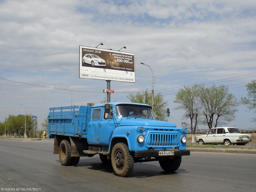 Волгоградская область, № В 634 НР 34 — ГАЗ-52-04