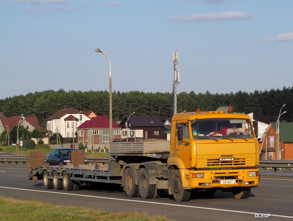 Гродненская область, № АВ 8007-4 — КамАЗ-65116 (общая модель)