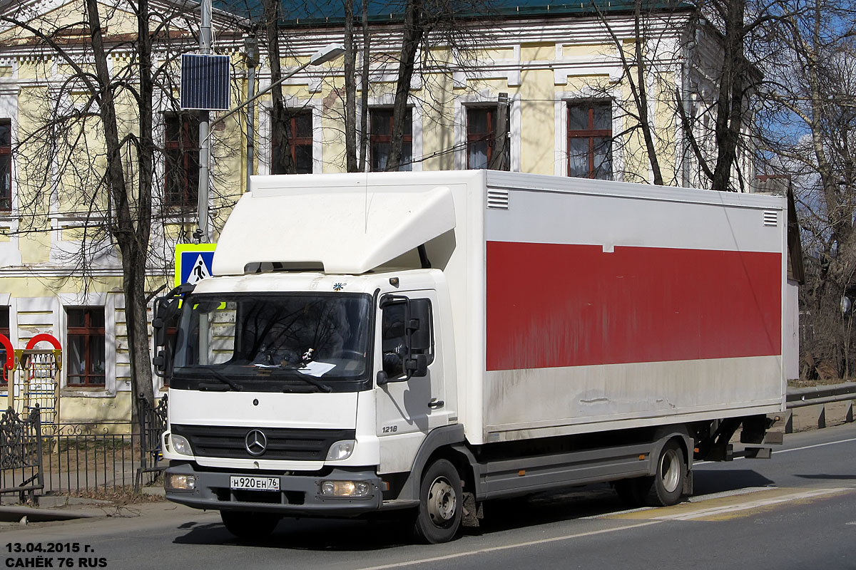 Ярославская область, № Н 920 ЕН 76 — Mercedes-Benz Atego 1218