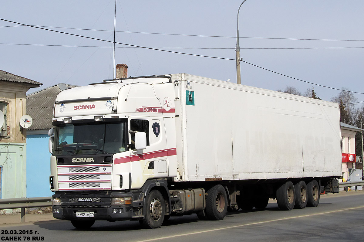 Брянская область, № М 602 ТВ 32 — Scania ('1996, общая модель)