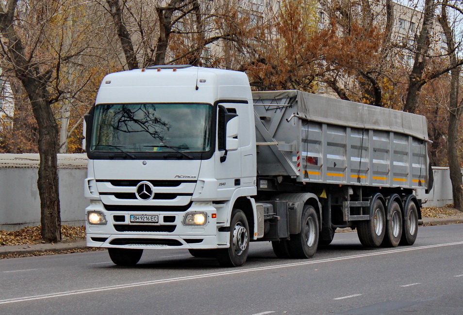 Одесская область, № ВН 9216 ЕС — Mercedes-Benz Actros ('2009)