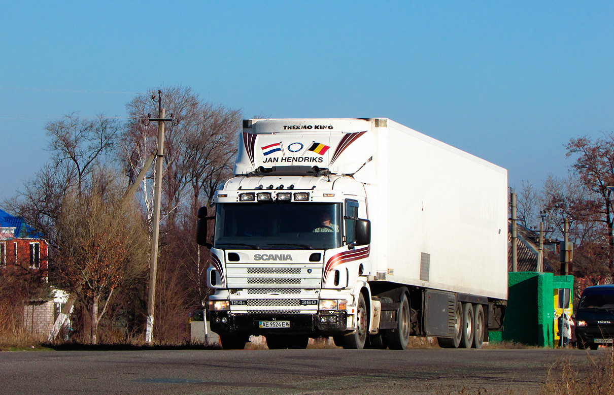 Днепропетровская область, № АЕ 9524 ЕА — Scania ('1996) P124L