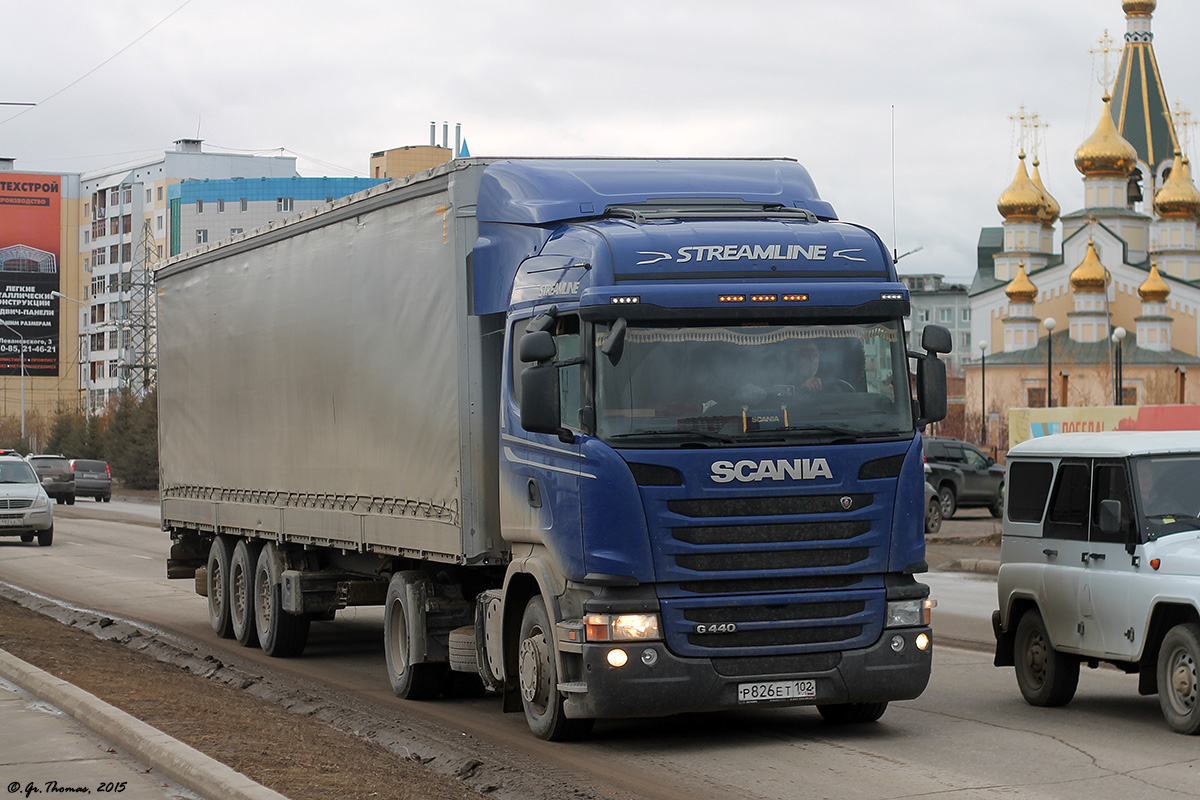 Башкортостан, № Р 826 ЕТ 102 — Scania ('2013) G440