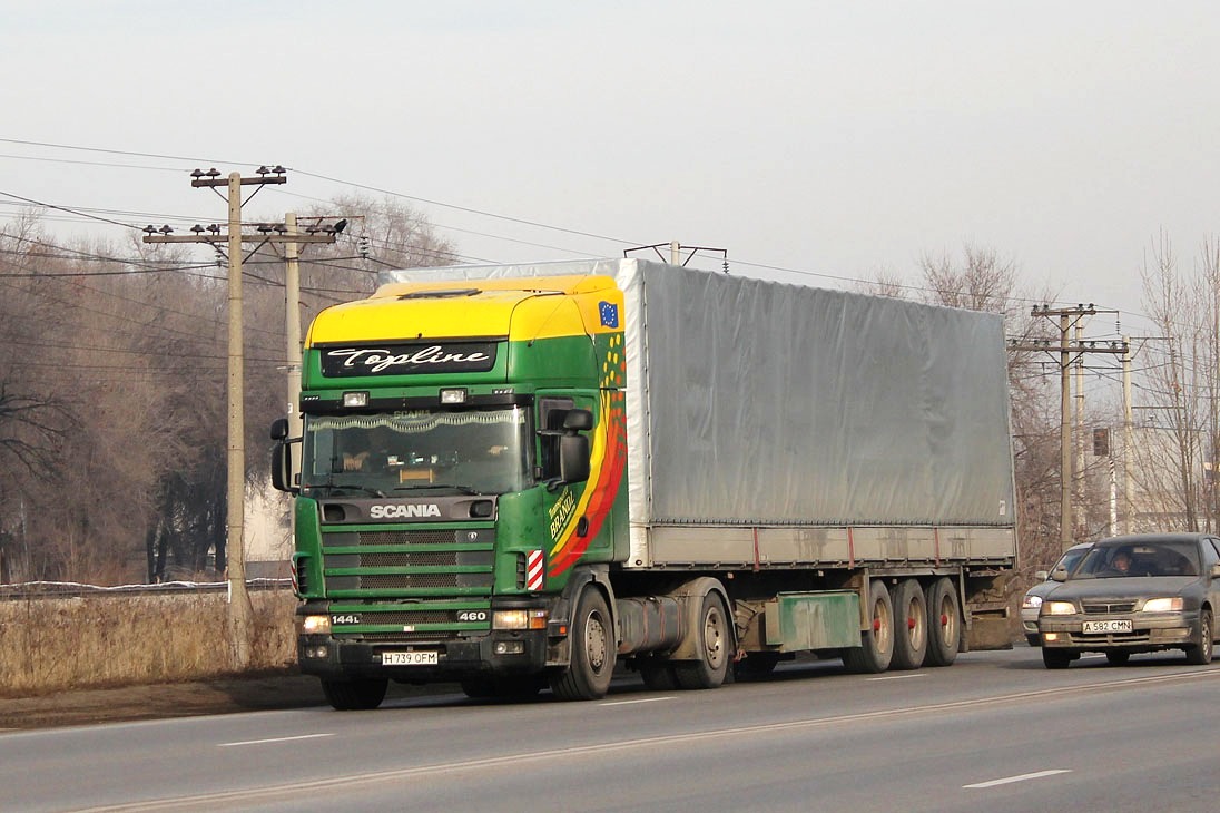 Жамбылская область, № H 739 OFM — Scania ('1996) R144L