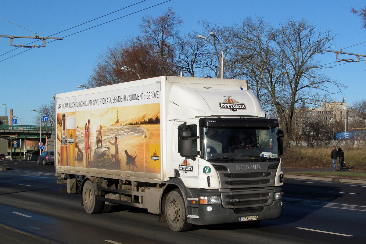 Литва, № GTE 219 — Scania ('2011) P230