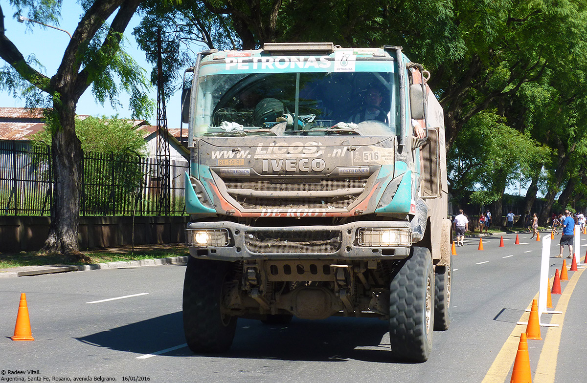 Нидерланды, № BX-SG-91 — IVECO (общая модель); Ралли Дакар (Аргентина)