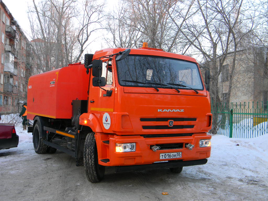 Омская область, № Т 016 ОН 55 — КамАЗ-43253 (общая модель)