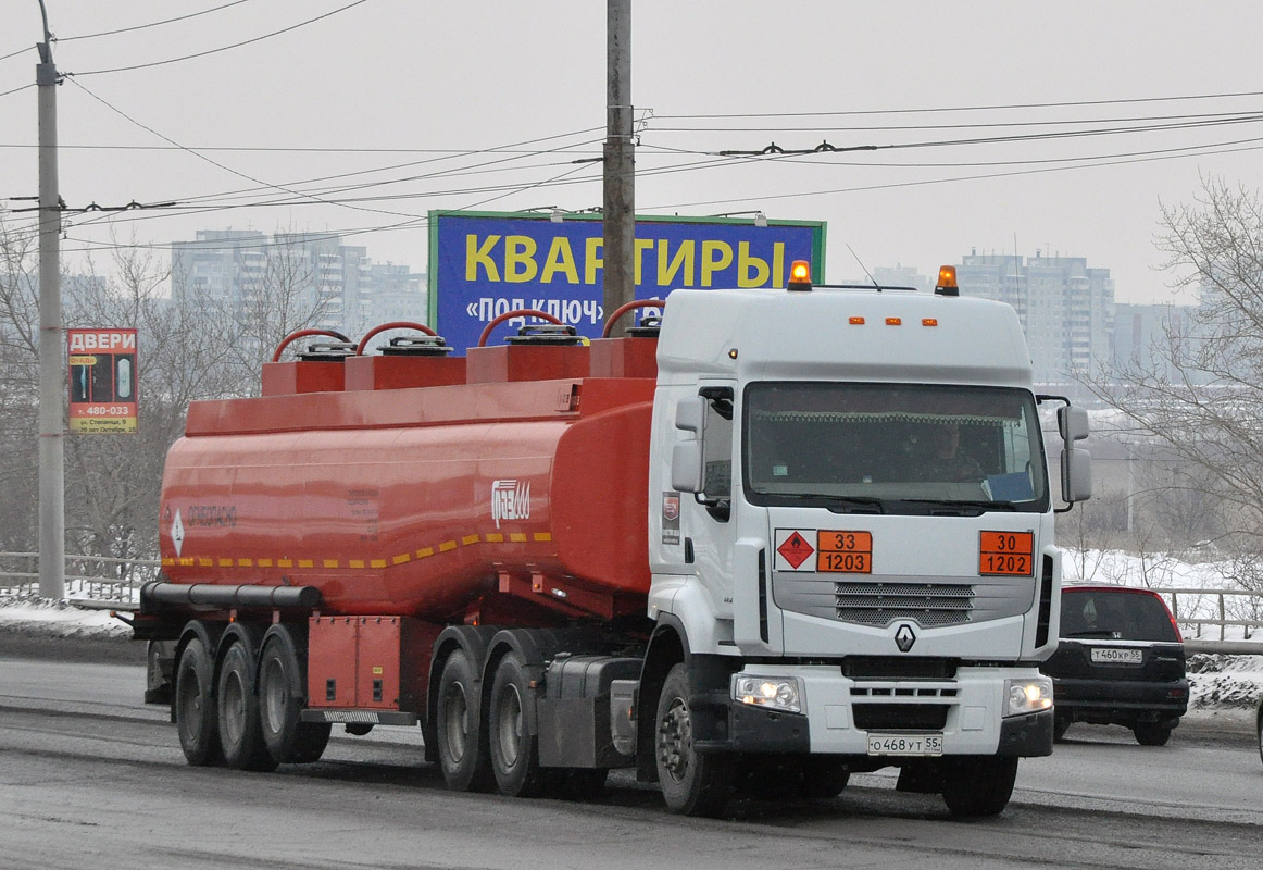 Омская область, № О 468 УТ 55 — Renault Premium ('2006)