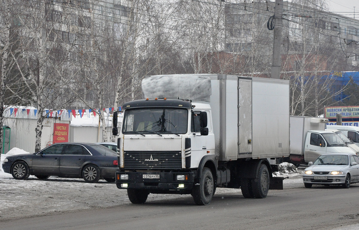 Омская область, № С 316 РУ 55 — МАЗ-5336 (общая модель)