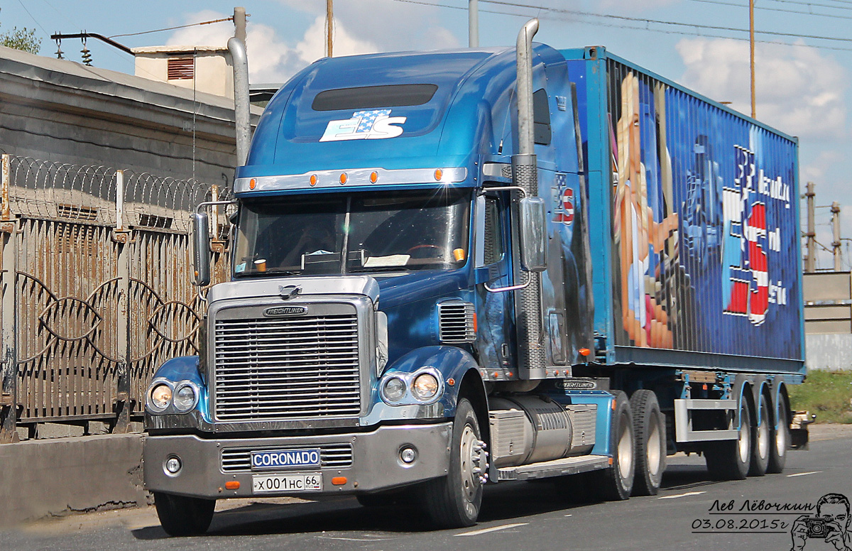 Свердловская область, № Х 001 НС 66 — Freightliner Coronado; Ekaterinburg Truck Service (ETS) (Самарская область)