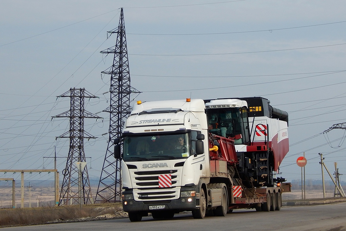 Белгородская область, № О 993 АТ 31 — Scania ('2013) G440