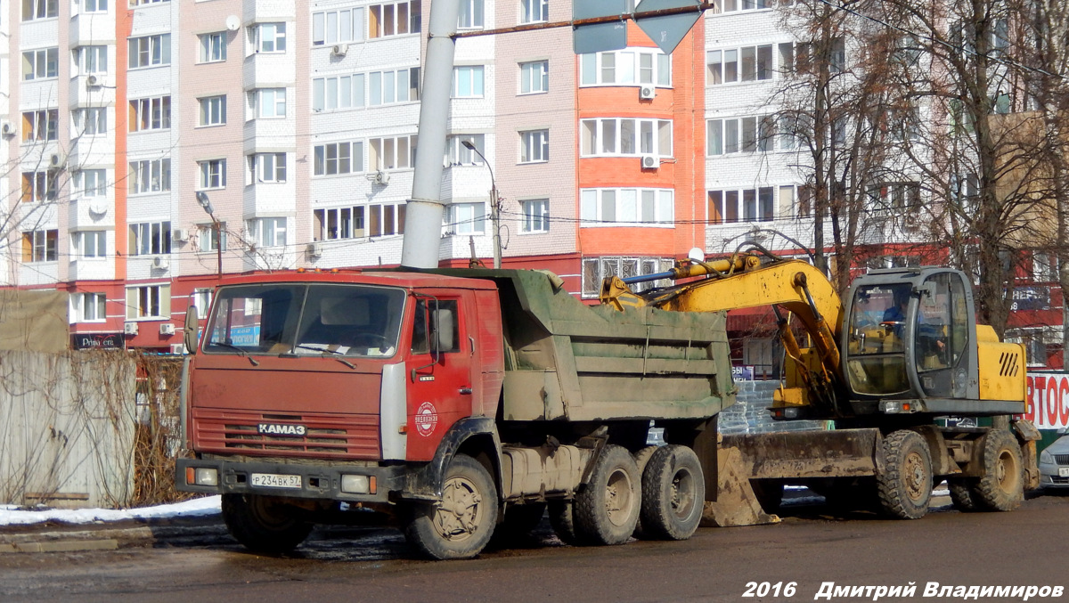 Орловская область, № Р 234 ВК 57 — КамАЗ-55111 (общая модель)
