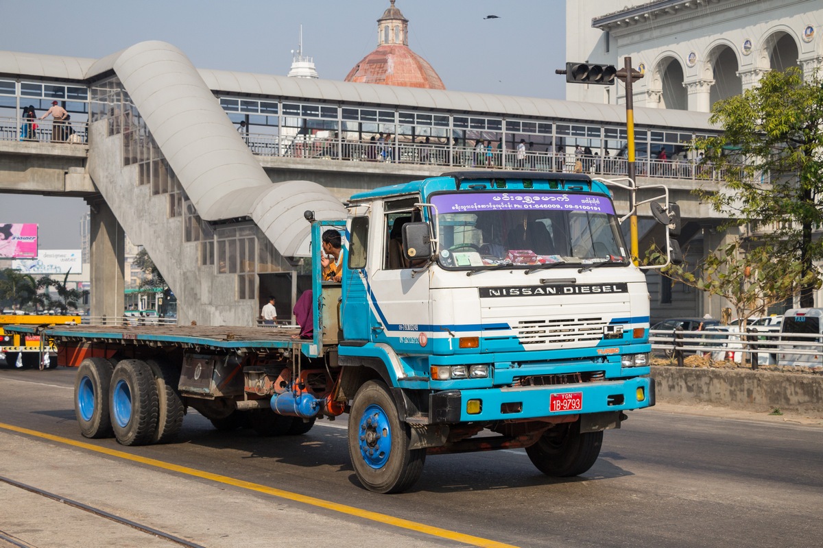 Мьянма, № 1B-9793 — Nissan Diesel (общая модель)